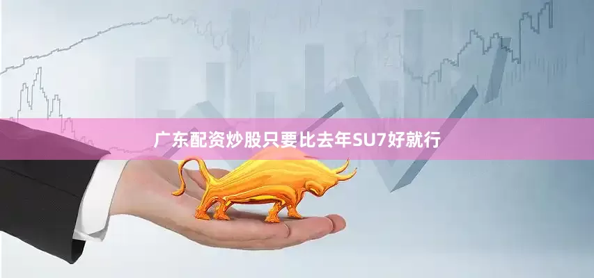 广东配资炒股只要比去年SU7好就行